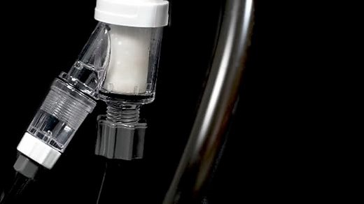 JBL PROFLORA CO2 TAIFUN INLINE 19/25, CO2-Diffusor, Integrierter Blasenzähler und Rücklaufsicherung, Für 200-800 l Aquarien