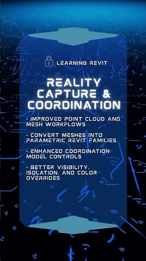 What’s New in Revit 2026 | No6 Reality Capture & Coordination | REVIT TUTORIAL FOR BEGINNERS