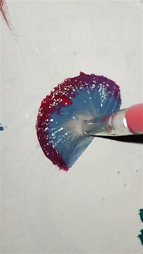 satisfying acrylic painting 🎨✨️#shorts #acrylicpainting #art #satisfying #ytshorts #viralshorts