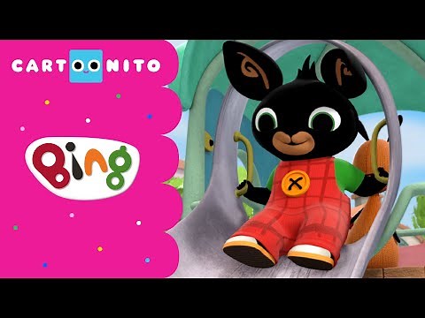 Bing's Scared to Go Down the Slide | Bing | Cartoonito