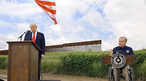 45K views · 2.7K reactions | Thank you to 45th President Donald J. Trump for visiting the Rio Grande Valley yesterday for a border security briefing and a tour of the unfinished border wall. The State of Texas is grateful for our shared commitment and partnership with former President Trump to secure the border and keep our communities safe. https://bit.ly/3qG1am9 | Office of the Governor Greg Abbott | Facebook