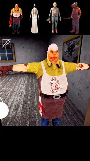 Mr Meat Slendrina Grendpa HeadHorse Granny Trepd me 😂🤣 | Granny Grandpa Funny Trolling 😂🤣 | #Shorts