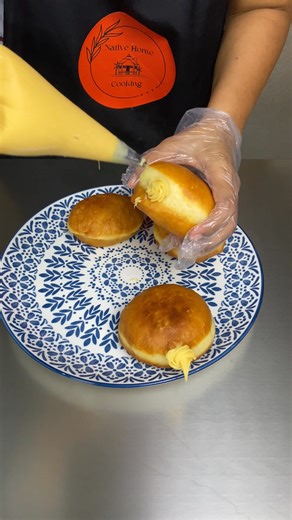 My version of yema cream donut. | Native Home Cooking