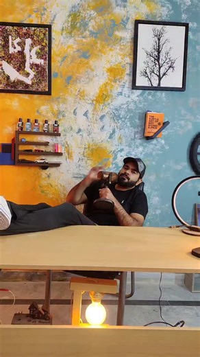 Crafter Bhaiya on Instagram: "Studio table makeover | Part 1 | . . . #makeover #diy #colour #paint #table"