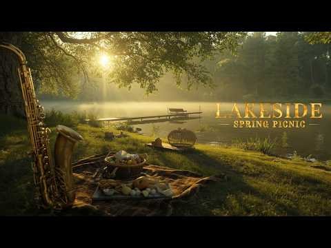 Sunny Spring Afternoon 🧺 Smooth Tenor Saxophone for Relaxation, Reading & Peaceful Picnic Vibes