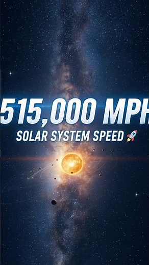 How Fast Is Our Solar System Actually Moving? #shorts #solarsystem #didyouknow