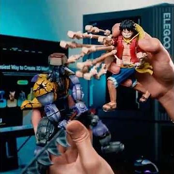 AI turned my 2D Luffy into 3D and I'm shocked #ai #onepiece