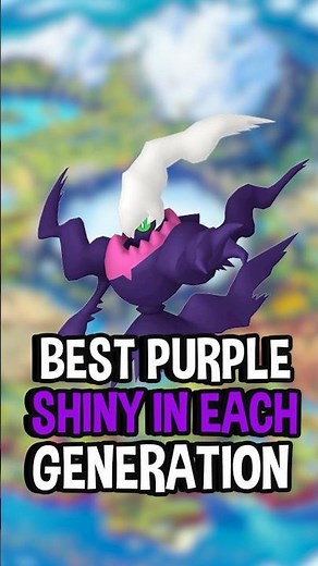 Best Purple Shiny Pokémon From Every Generation