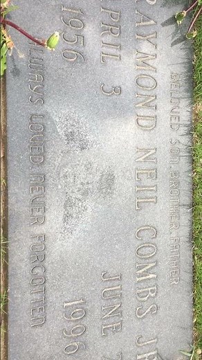 RAY COMBS FAMILY FEUD HEADSTONE DEFACED!