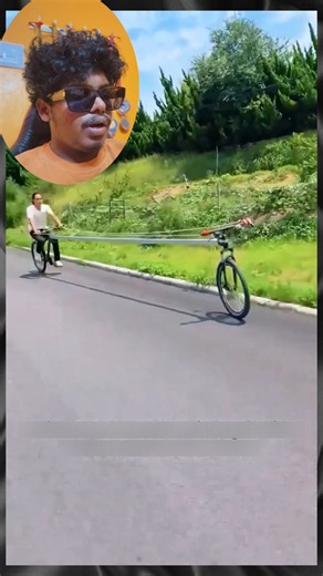 Genius Made World's Longest Rideable Cycle Invention #SaranCrafts #Shorts