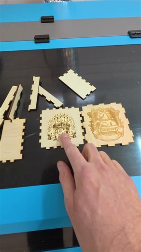 🔧 My OMTech laser is working on the first projects