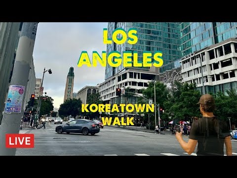 LIVE Los Angeles - Koreatown | LA walk Cam