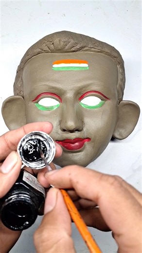 Indian army murti making video. independent day special clay art #shorts #viral #india