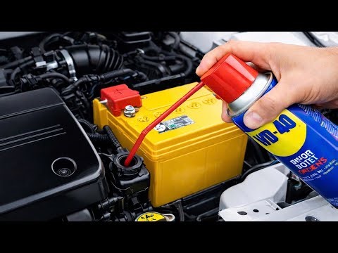 Never buy a new battery again! Spray WD-40 and see what happens🔋😲