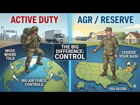 Air Force Reserve vs. Active Duty: How AGR Works & Benefits Explained
