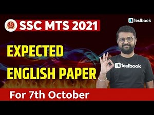 SSC MTS English Exam 2021 | Expected English Paper | Questions for SSC MTS 2021 | Kaustubh Sir