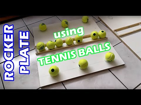 Rocker Plate for an Indoor Trainer - Step by Step (with Tennis Balls)
