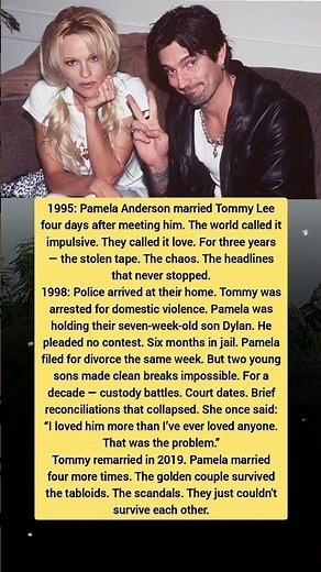 Pamela Anderson & Tommy Lee: A Love Story That Couldn’t Survive