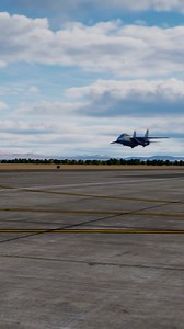 Crazy stunt by a Blue Angels F-14 Tomcat! | Full Burner Sims