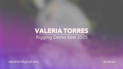 Rigging Demo Reel, Valeria Torres Silva