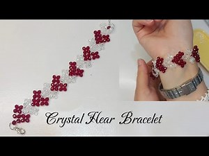 Crystal Heart Bracelet Tutorial | Crystal Bracelet | How to Make Bracelet