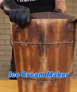 I Restore This Antique ice Cream Maker 🍦 #diy #restoration #icecream | OddTinkering