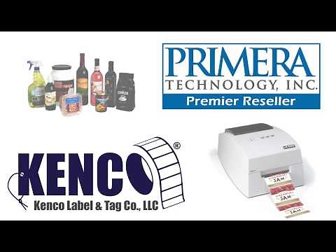 Kenco® LX500 Color Label Printer Overview and Use