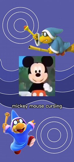 mickey mouse cursing #kamek #magikoopa #croppedvideos #cropped #mario ##supermario##supermariobros##supermariobrosmovie##mariokart