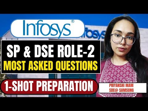 Infosys SP & DSE Most Repeated Question in Exam | Infosys Biggest Hiring