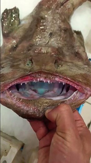 LOTTE LOPHIUS 25 Euro 💶 😲 #seafood #haritube #fishing #تيكتوك #fish