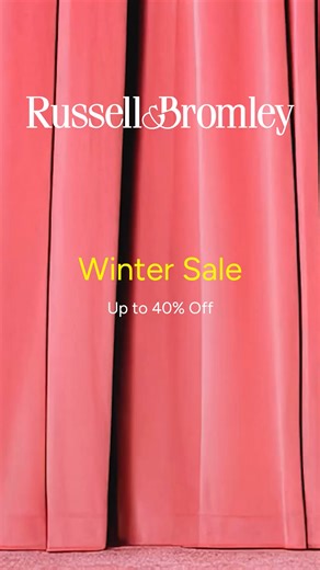 Our Winter Sale starts now. Shop up to 40% off, online and in-store. | Russell & Bromley
