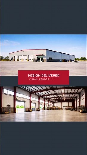 📐🏗️ My General Steel Design: From Render to Reality – The Industrial Facility