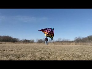19ft Delta Kite in 6 mph Wind and then None