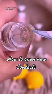 📌 How to get your new colored contacts ready to wear 📌 Step 1: Fill the lens case with fresh multipurpose solution Step 2: Carefully remove the metal seal from the lens vial following the indicated arrow on the seal Step 3: Gently transfer the lens out of the container with clean hands or a lens tweezer. Step 4: Allow your contact lenses to soak in for at least 6 hours or overnight for effective disinfection 🎥: @shirozumi #coloredcontacts #contactlenses #contactlens #eyehealthtips #eyehealth 