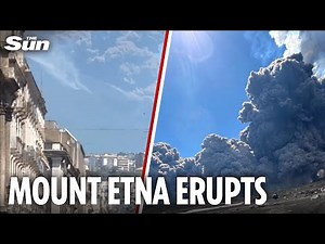 LIVE: Mount Etna erupts sending tourists fleeing for lives as flights put on ‘red alert’
