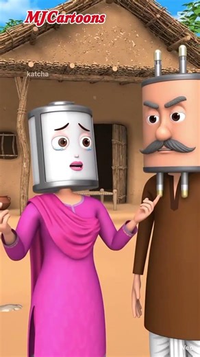 Battery Runs Away With Touch Mobile | Funny 3D Cartoon Love Story | Viral Animated Short
