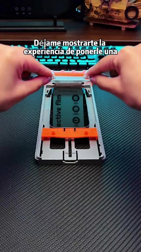 Protector de pantalla fácil de poner en 15 segundos