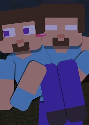 Herobrine saves Steve!! #herosteve #herobrine #minecraft #animationtrend #fyp