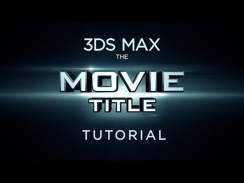 Creating a 3D Movie Title