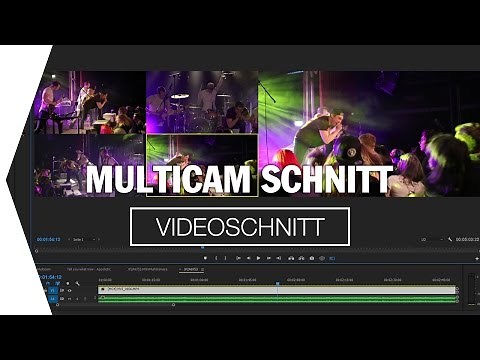 Multicam Schnitt - Schneiden mit mehreren Kameras I TUTORIAL