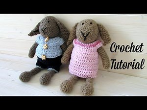 How to crochet Ruthie and Ralph rabbit - Wooly Wonders Crochet Animals