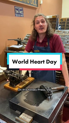 Celebrate World Heart Day with Letterpress Printing