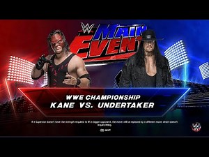 The Undertaker vs Kane World Championship Match - Who Will Win