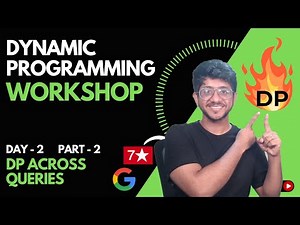 DP with caching across queries | Day 2 Part 2 | Dynamic Programming workshop | Vivek Gupta