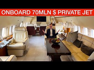 INSIDE 70 MLN $ PRIVATE BOEING 737BBJ & GULFSTREAM | EBACE 2022