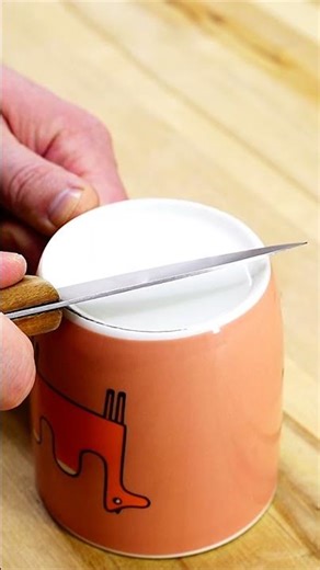 Sharpen any knife without sharpeners or stones
