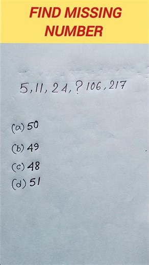 Find missing number #maths #mathsaminute #shorts