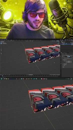 How to Duplicate an Item Along Axis X Y or Z in Blender BLENDER TUTORIAL