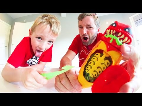 Father & Son DISSECT GROSS ALIEN BUG !? / Treasure Inside!?