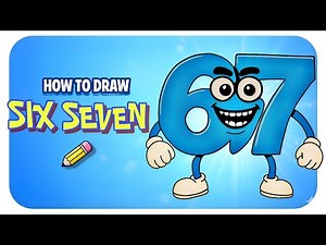 How to Draw 67 Six Seven – Italian Brainrot Drawing Guide